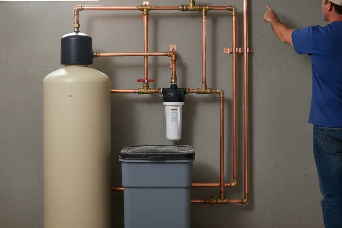 Whole-house water treatment system installed in Baring